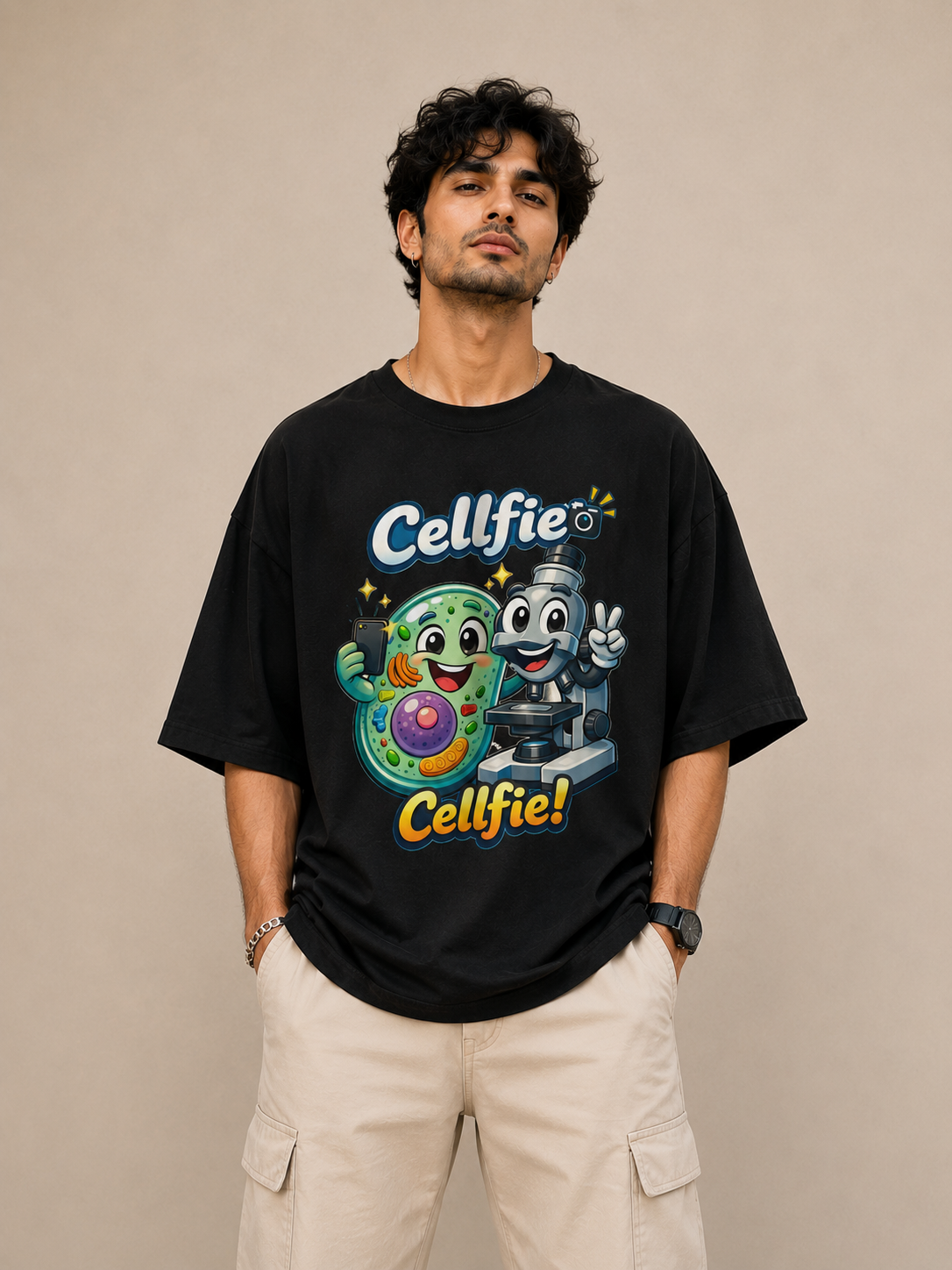 Cellfie Unisex Oversized Classic T-Shirt
