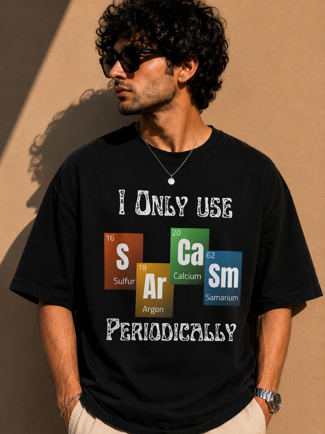 Sarcasm Unisex Oversized Classic T-Shirt